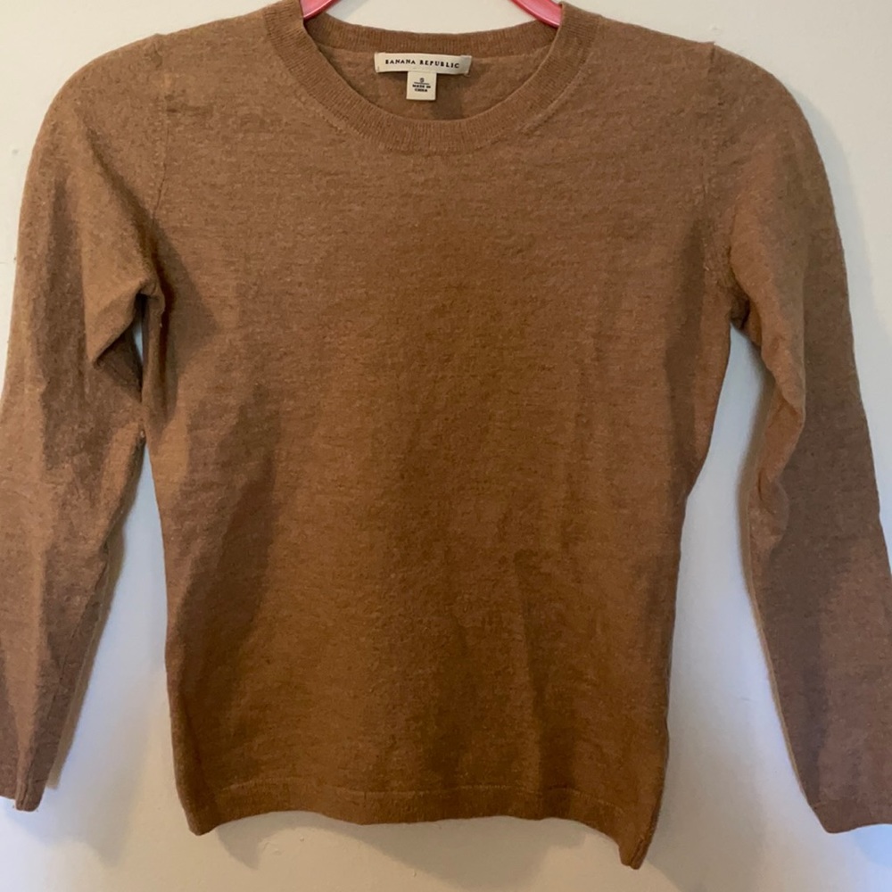 Tan Merino Wool Banana Republic Sweater